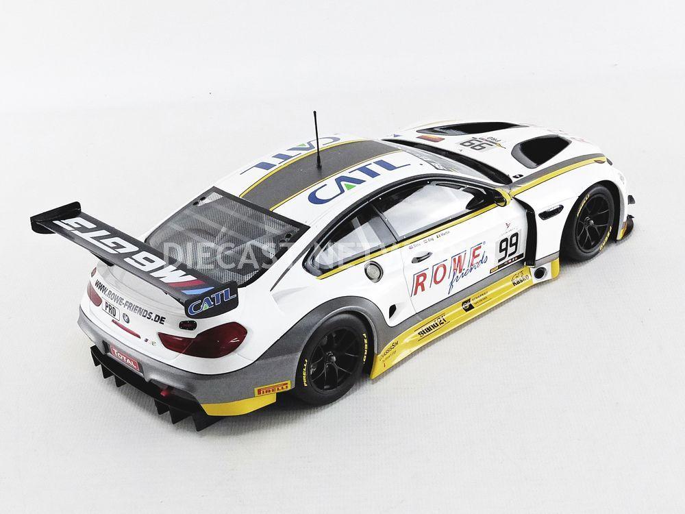 Minichamps 155162699 2016 BMW M6 GT3 No.99 , Eng &amp; Sims Winners 24 Hours SPA Limited Edition 1 by 18 Diecast Model Car - 400 Piece