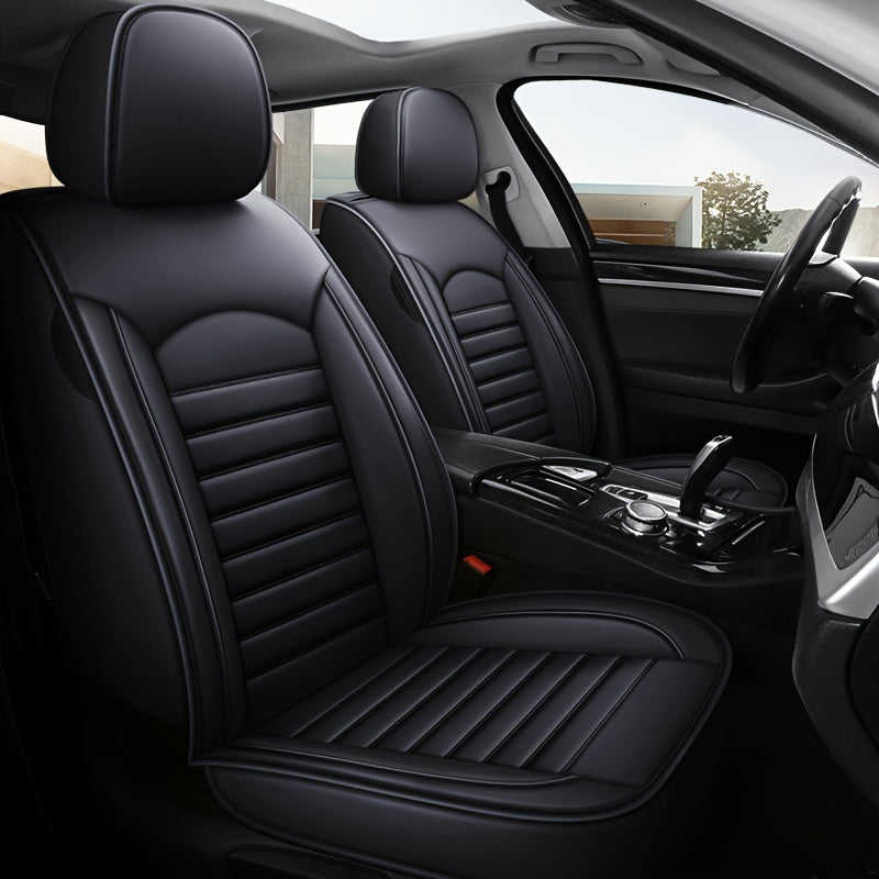 5 Seats Car Seat Cover Set, Four Seasons Universal Front Seat Cushion Car Seat Protector Car Seat Pad Cushion For Car Accessories