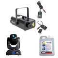 ADJ POCKET PRO 25W Mini Spot Moving Light w/ 7 Colors & Fog Machine & Fog Fluid