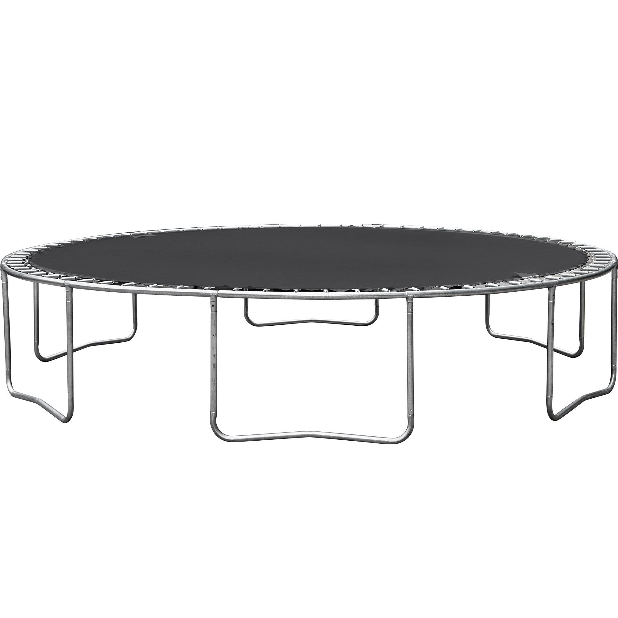 Trampoline with Enclosure Net, Outdoor Patio Fitness Kids Trampoline with Spring Cover Padding, 330lbs Round Trampoline with 6 Heavy Steel Legs, Recreational Trampoline for Backyard Park Patio, S1557