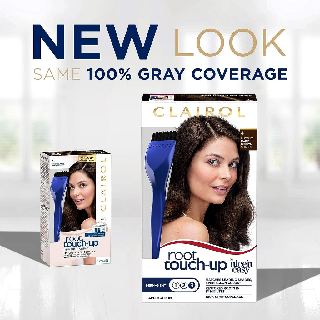 Clairol Root Touch-Up by Nice'n Easy Permanent Hair Dye, 6.5G Lightest Golden Brown Hair Color, Pack of 1