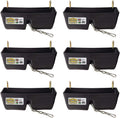 Little Giant FF16BLACK 9 Quart Heavy Duty Plastic Feed Trough Bucket Fence Feeder with Clips for Livestock & Pets, Black (6 Pack)