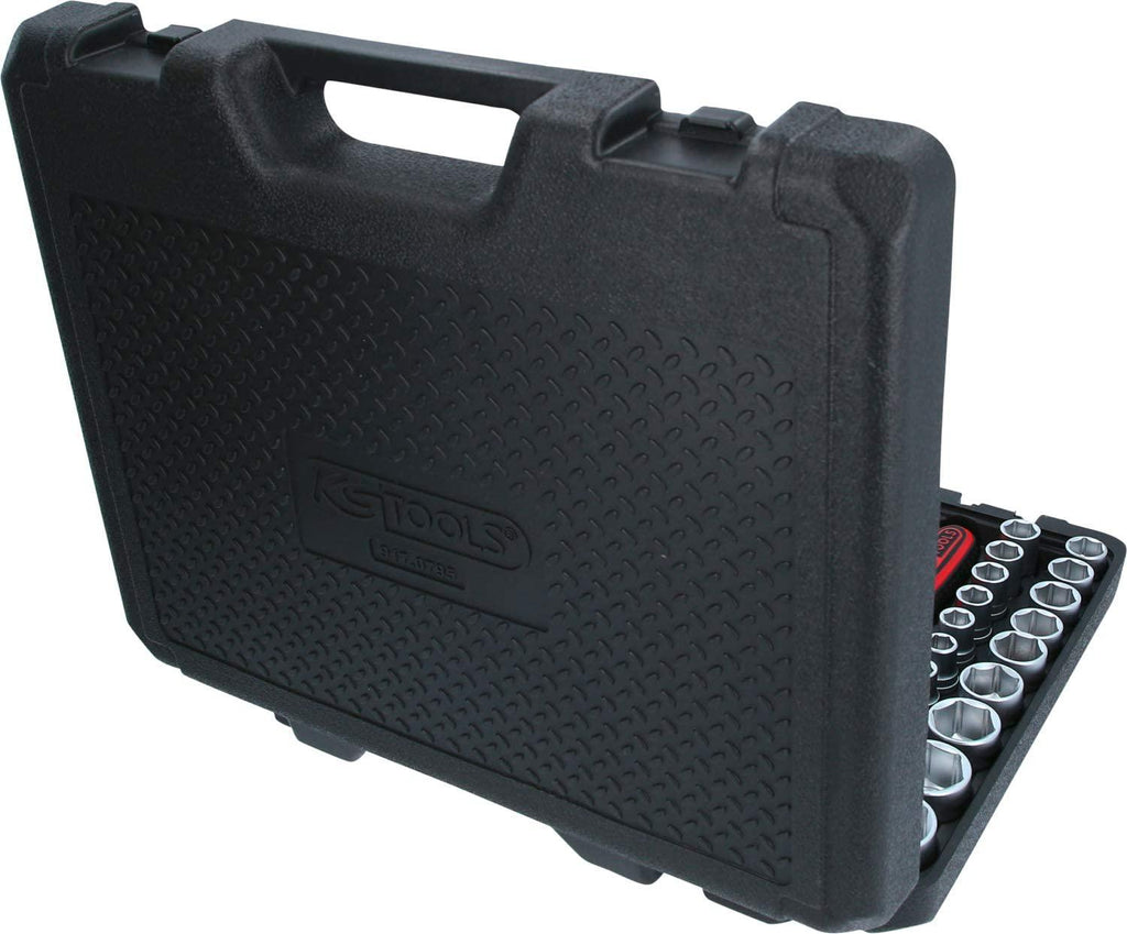 KS TOOLS 917.0795 Socket Set, 195 pcs incl. fine gearing reversible ratchet 1/4" + 3/8" + 1/2"