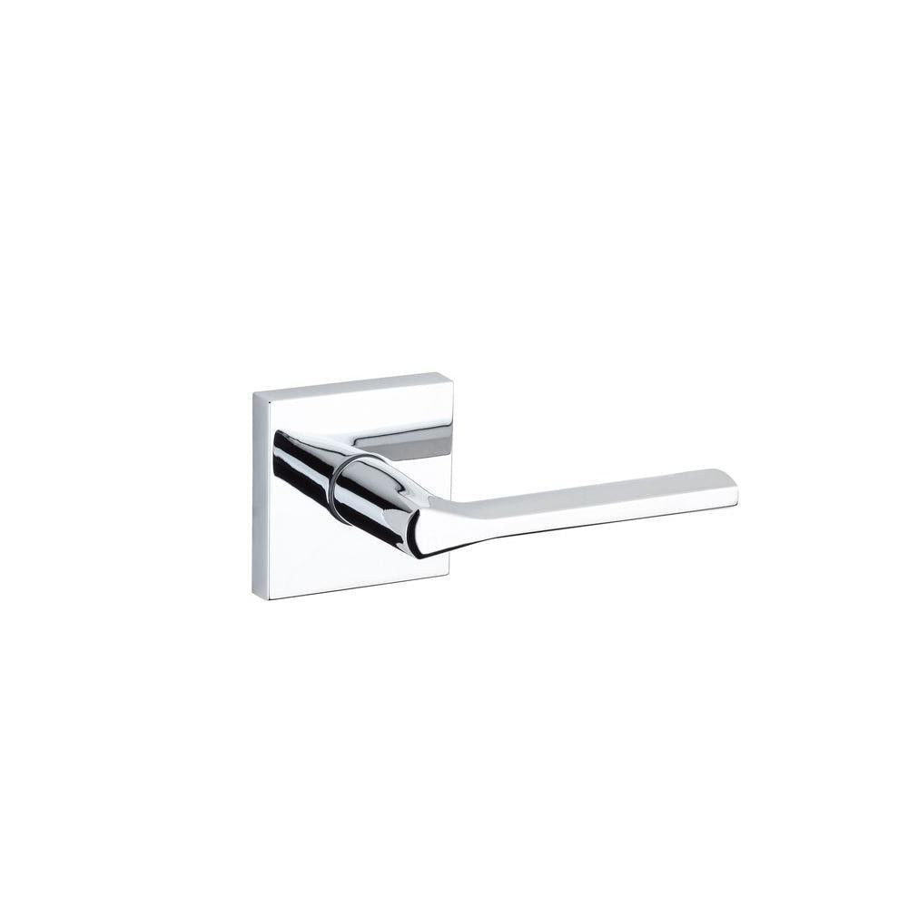 Lisbon Polished Chrome Square PassaHall/Closet Door Lever