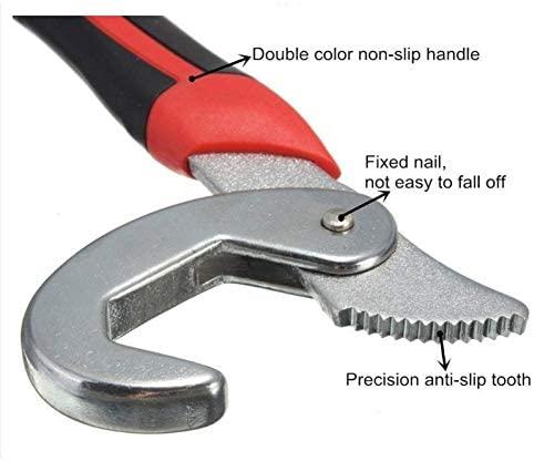 SGZYJ Adjustable Universal Wrench Set Bike Car Repairing Tool Ratchet Wrench Spanner Hand Tools Water Pipe Socket Wrench Kit