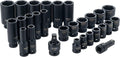 DEWALT Impact Socket Set, SAE, Combination Set, 1/2-Inch Drive, 28-Piece (DWMT19244)