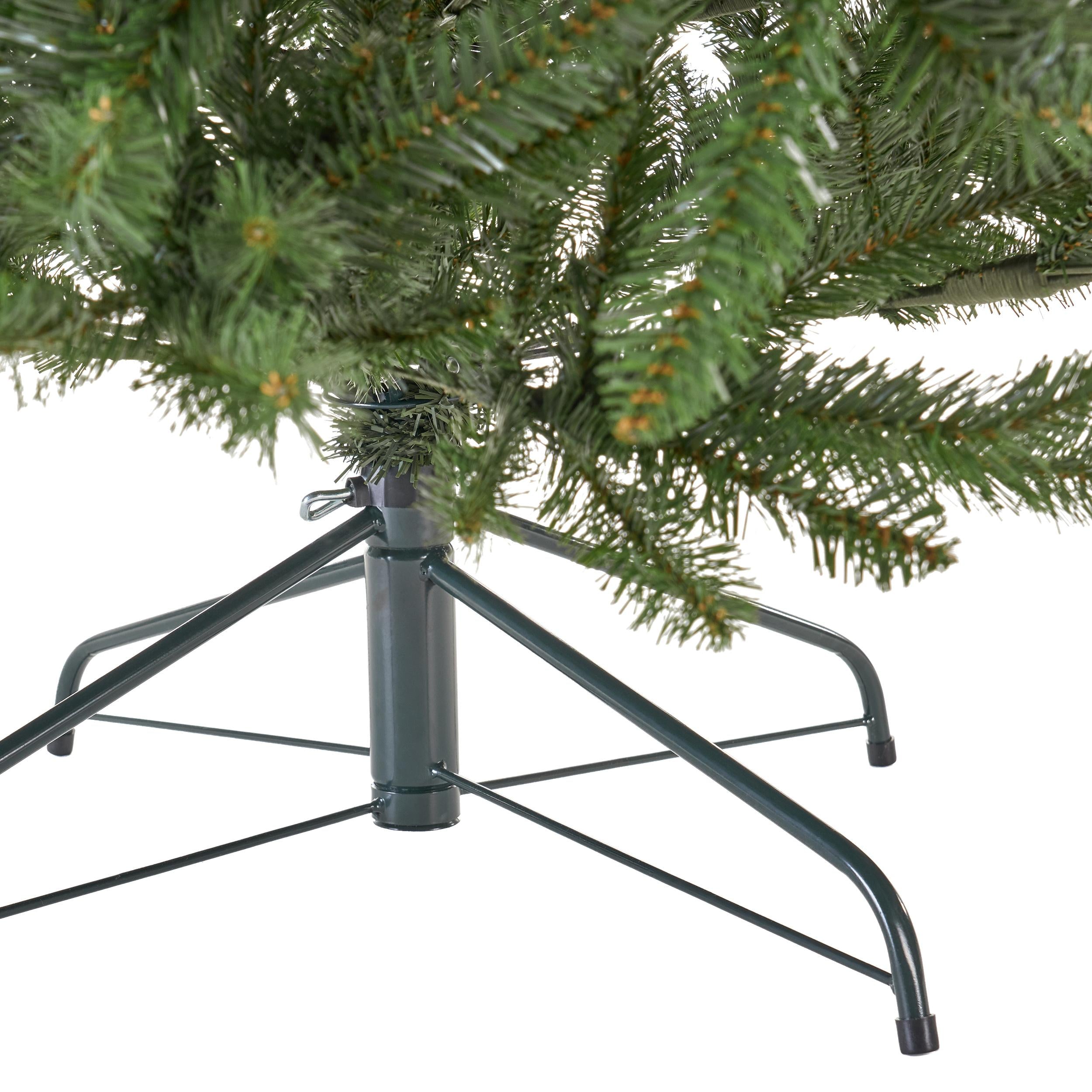 Noble House 9 Foot Artificial Norway Spruce Christmas Tree, Green