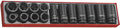 Teng Tools 15 Piece 3/4 Inch Drive 6 Point Regular &amp; Deep Impact Socket Set - TTX9415
