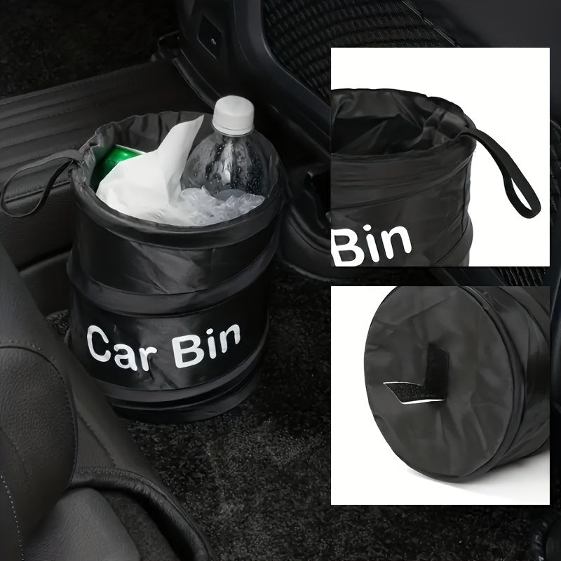 Keep Your Car Clean &amp; Organized with this Collapsible Car Trash Can!
