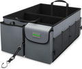 Drive Auto - Compact Car Trunk Organizer with Adjustable Straps - Grey