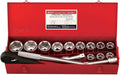 Genius Tools 15PC 1" Dr. Metric Hand Socket Set (CR-Mo) - GS-815M