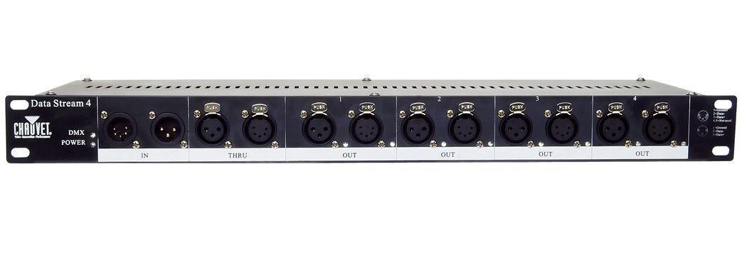 4 Chauvet DJ DATASTREAM 4 Data Stream 1-4 Optical Splitters