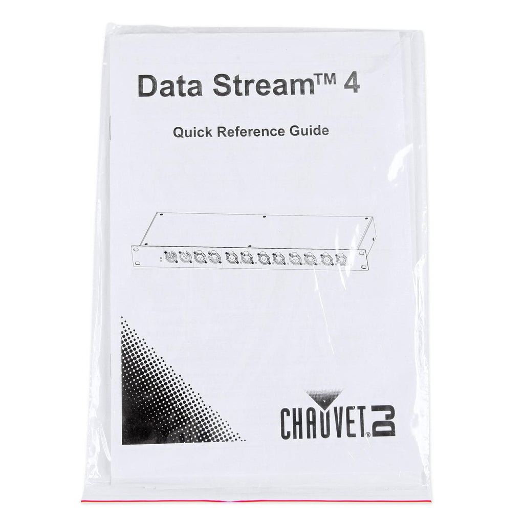 4 Chauvet DJ DATASTREAM 4 Data Stream 1-4 Optical Splitters