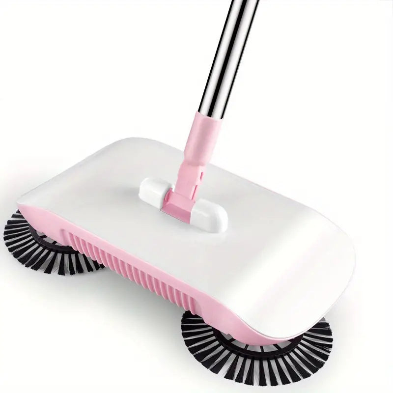 Upgraded Household Broom, Upgraded Hand Push Broom Dustpan Set, Small Portable Broom, Clean Dust Pet Hair, Hand Push Mop Cleaner