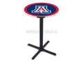 L211B36ArizUn 36 In. Black Wrinkle Arizona Pub Table