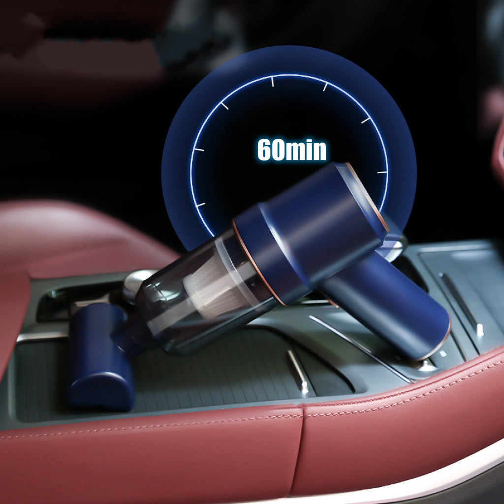 Car Vacuum Cleaner, Wireless Charging Compressed Air Duster Handheld High Power Air Blower Duster For Car Home Office