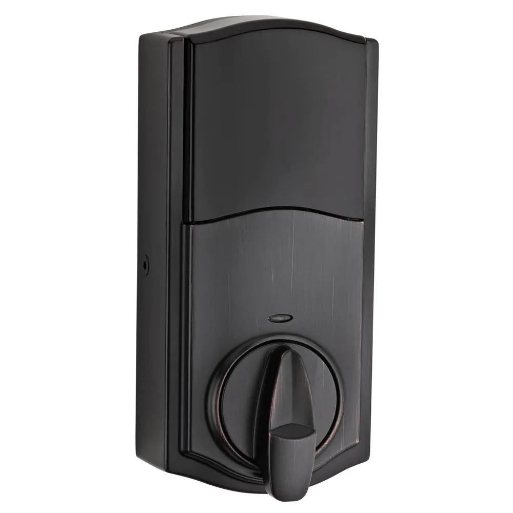 Z-Wave SmartCode 916 Touchscreen Venetian Bronze Single Cylinder Electronic Deadbolt Featuring SmartKey Security