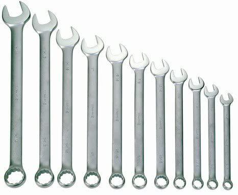 Williams 11019 Combination Tool Set, 1-5/16-Inch - 2-Inch, Satin Chrome Finish, 11-Piece