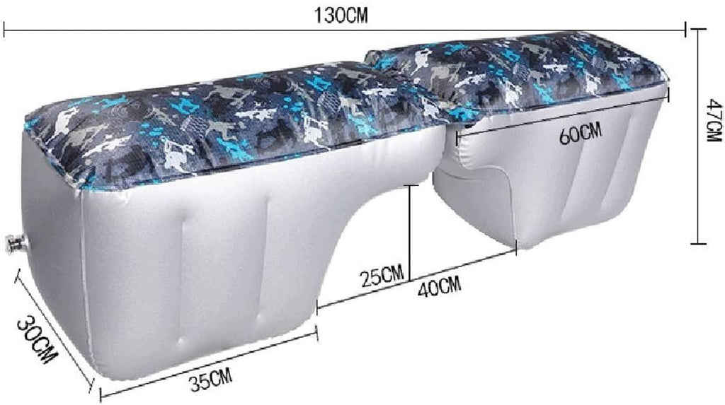 Cffdoi Car Inflatable Mattress Travel Bed Mattress Back Seat Gap Pad Air Bed Cushion Self-Driving Tour Bed Car Travel Outdoor Camping (Color Name : 1)