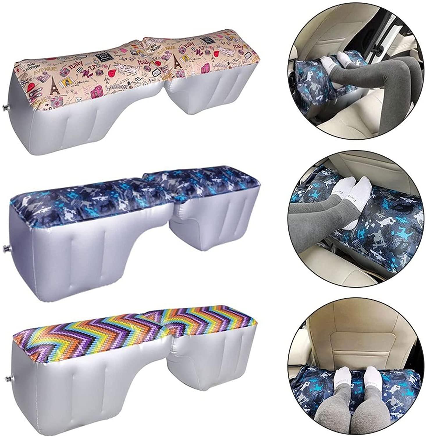 Cffdoi Car Inflatable Mattress Travel Bed Mattress Back Seat Gap Pad Air Bed Cushion Self-Driving Tour Bed Car Travel Outdoor Camping (Color Name : 1)