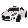 White 1:4 Jaguar F-Type Race Car