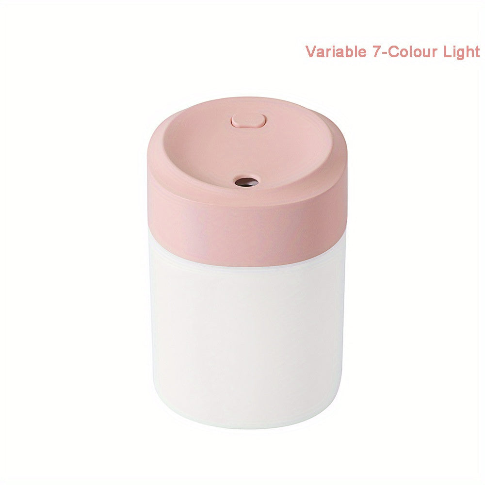 Portable Humidifiers 10.14oz,USB Desktop Humidifier, Cool Mist Quiet Aroma Diffuser, For Car, Office, Bedroom, Auto Shut Off, 2 Mist Modes Christmas Gift