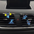 ZOSTLAND Cute Car Air Vent Clip Decoration,Car Air Fresheners, Funny Automotive Interior Decoration Accessories, Personalized Car Decor Gift for women,men (4pcs Stitch)
