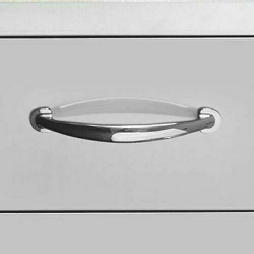 Grills Double Drawer and Paper Towel Holder Combo SSTDC-1