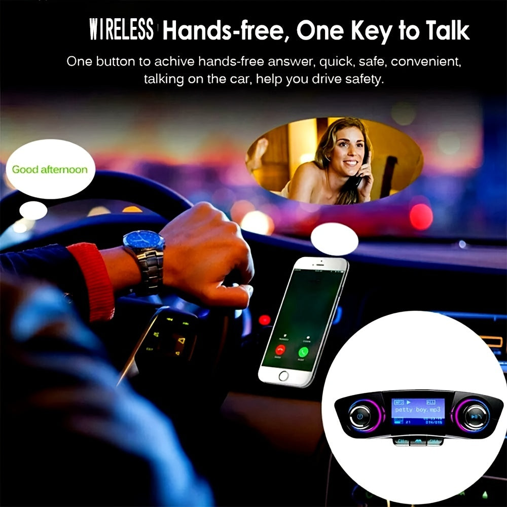 Car FM Transmitter MP3 Player Adapter Charger Handsfree