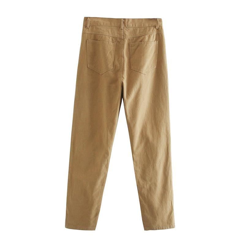 simple streetwear cotton pants