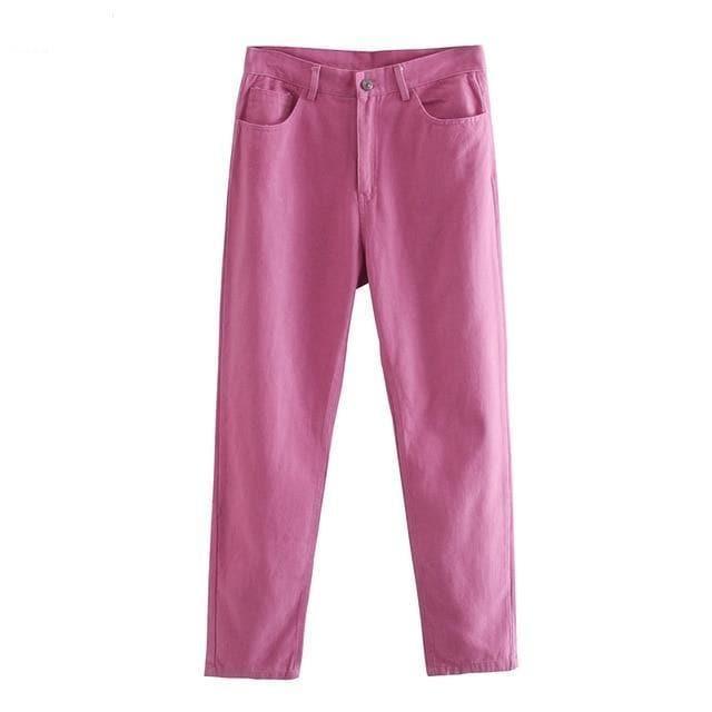 simple streetwear cotton pants