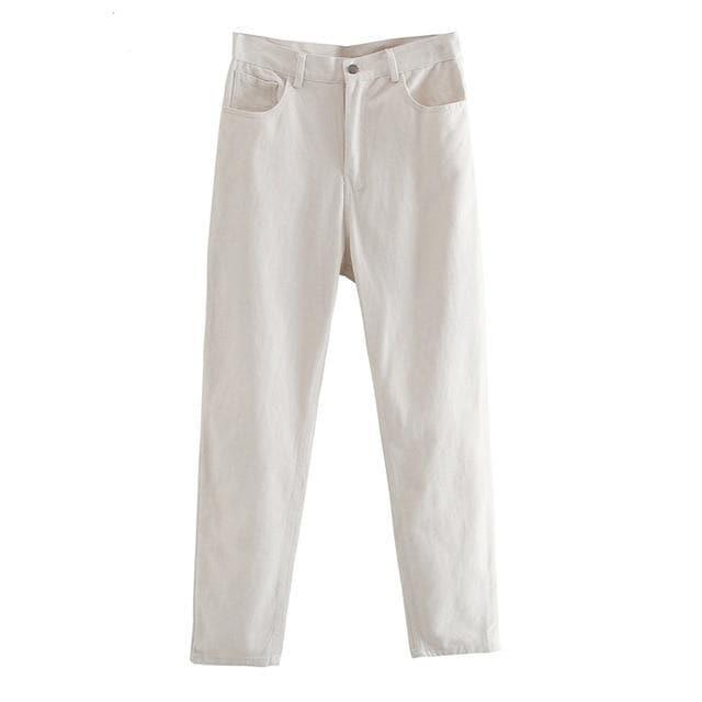 simple streetwear cotton pants