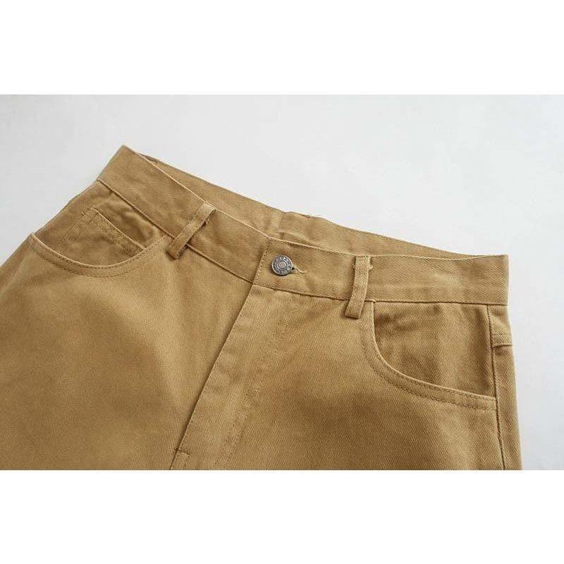 simple streetwear cotton pants