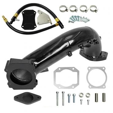 EGR Delete Kit &amp; Intake Bridge High Flow Intake Elbow Pipe Tube for 6.6L Duramax Chevrolet Silverado GMC Sierra LML 2011 - 2015