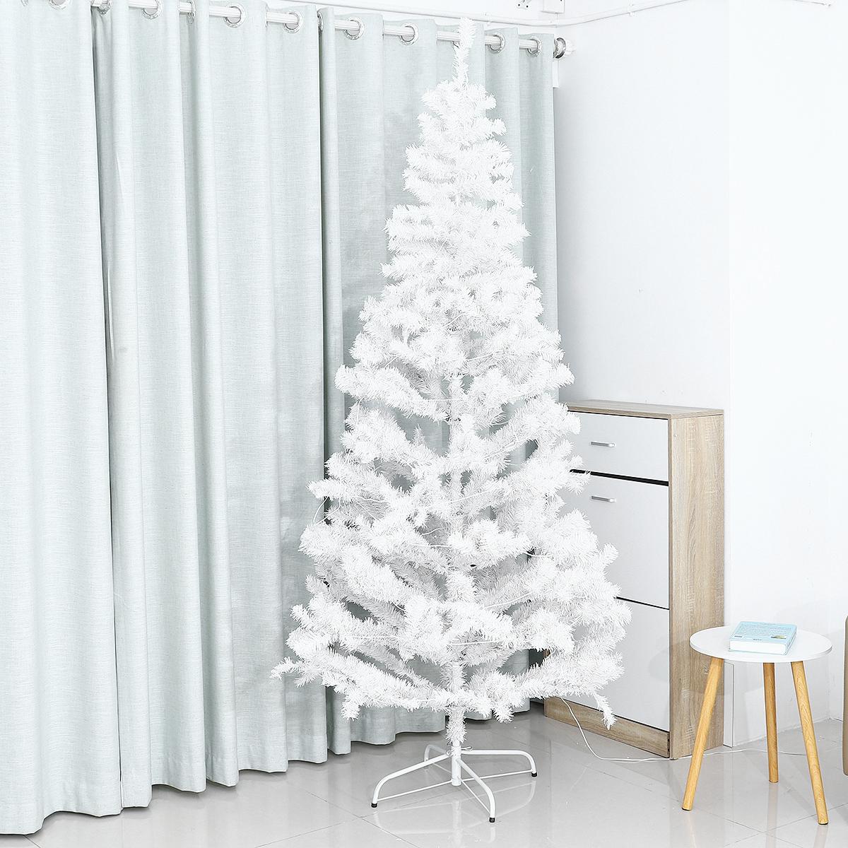 Christmas Tree,7.5 Feet Artificial Christmas Tree, with 1260 Branch Tips, 450  Led Lights and Metal Stand
