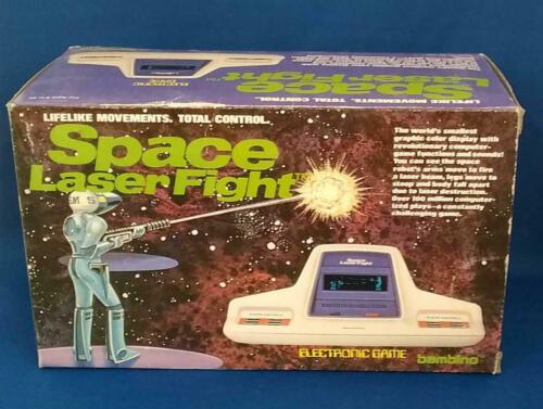 Banbino LCD SPACE LASER FIGHT Handheld Game Watch LSI From Japan