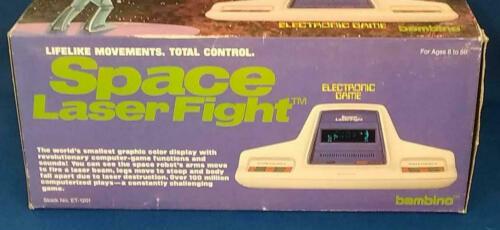 Banbino LCD SPACE LASER FIGHT Handheld Game Watch LSI From Japan