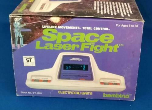 Banbino LCD SPACE LASER FIGHT Handheld Game Watch LSI From Japan
