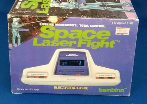 Banbino LCD SPACE LASER FIGHT Handheld Game Watch LSI From Japan