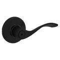 Balboa Matte Black Privacy Bed/Bath Door Lever