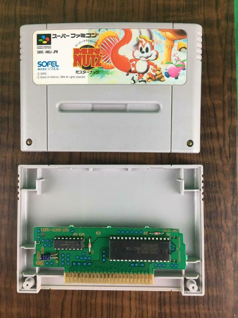 Super Nes Mr. Nuts Mr.Nutz Software Only