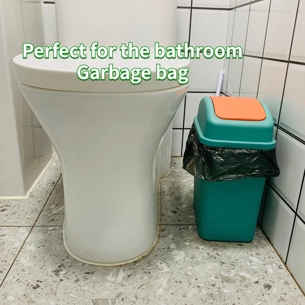 5 Packs of 75pcs 4 Gallon Small Trash Bags - Perfect for Bathroom, Kitchen &amp; Cleaning Storage!