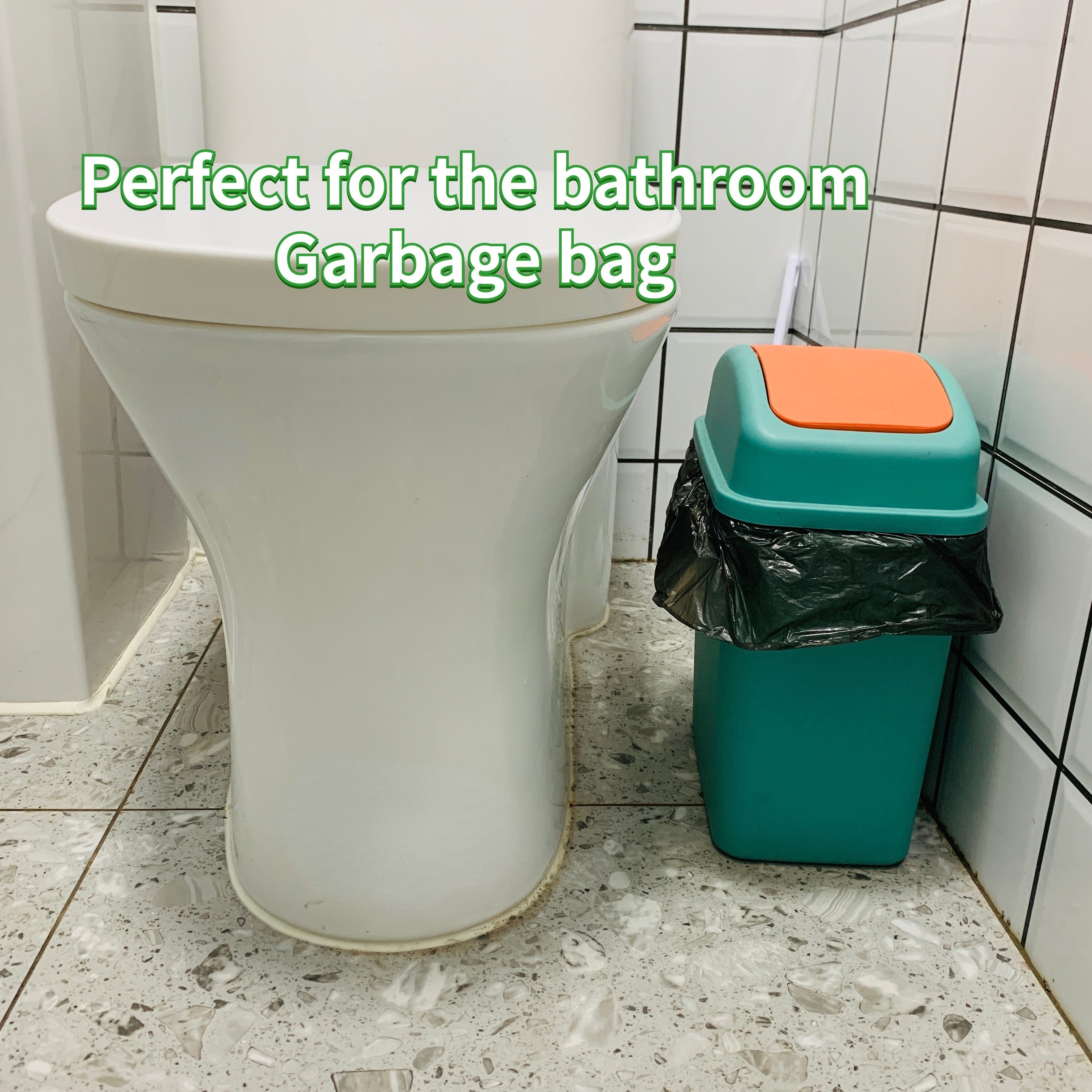 5 Packs of 75pcs 4 Gallon Small Trash Bags - Perfect for Bathroom, Kitchen &amp; Cleaning Storage!
