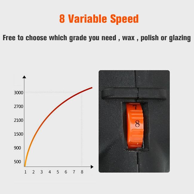 7" Car Polisher Waxing Machine