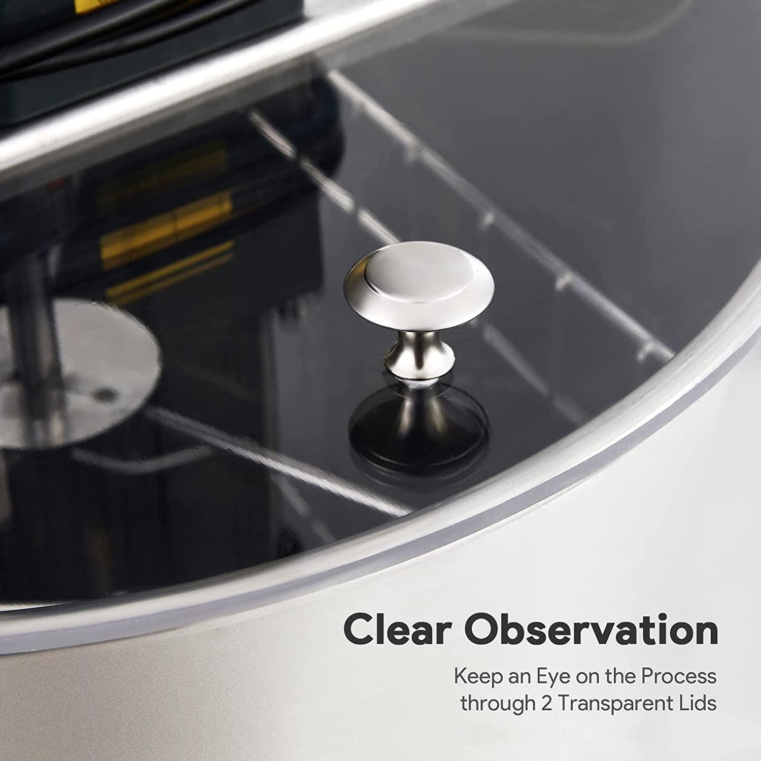 CREWORKS Electric Honey Extractor, Honey Extractor Separator Bee Frame Spinner, Honeycomb Bee Frame Spinner, SS Motorized Honey Extractor Beekeeping Equipment Spinner Drum with Stand