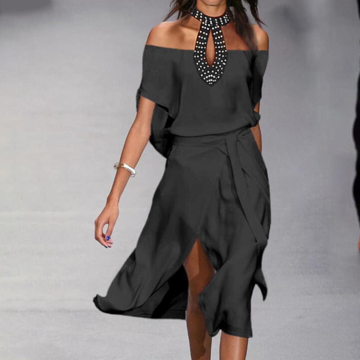 Fashion strapless strappy dress