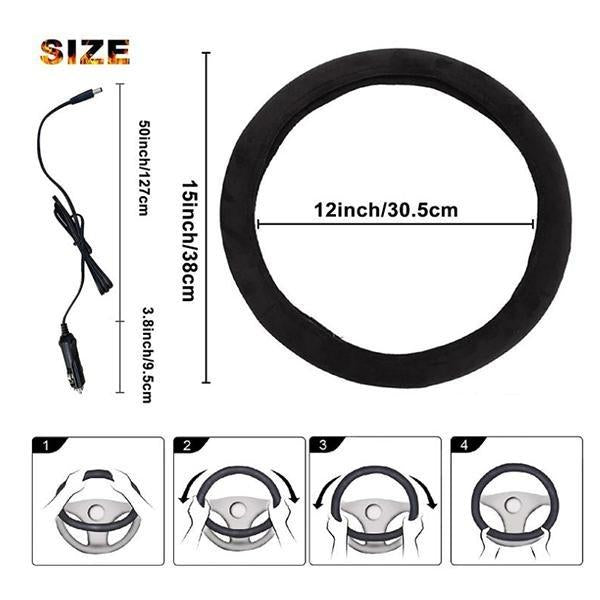 Heated Steering Wheel Cover