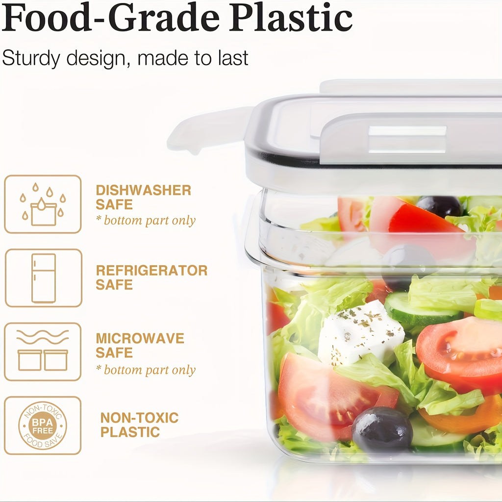 24pcs Airtight Food StoraContainers Set With Lids, BPA Plastic Dry Food Canisters For Kitchen Pantry Organization And Storage, Include Labels