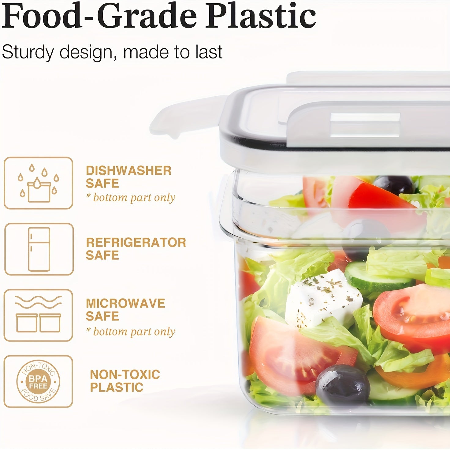 24pcs Airtight Food StoraContainers Set With Lids, BPA Plastic Dry Food Canisters For Kitchen Pantry Organization And Storage, Include Labels