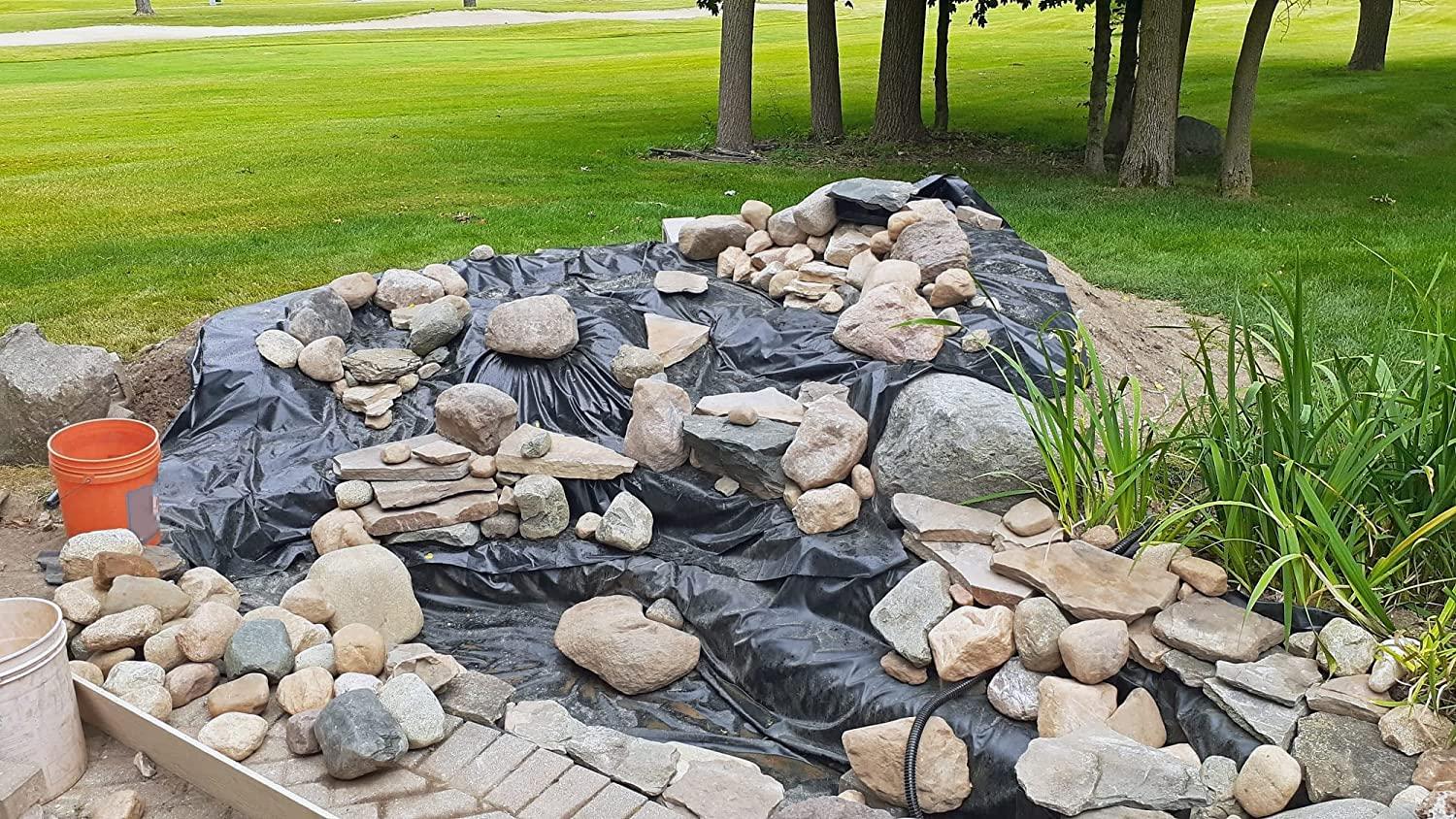 LifeGuard Pond Liner 8 ft. x 10 ft. 45 Mil EPDM Rubber - LG8X10-45